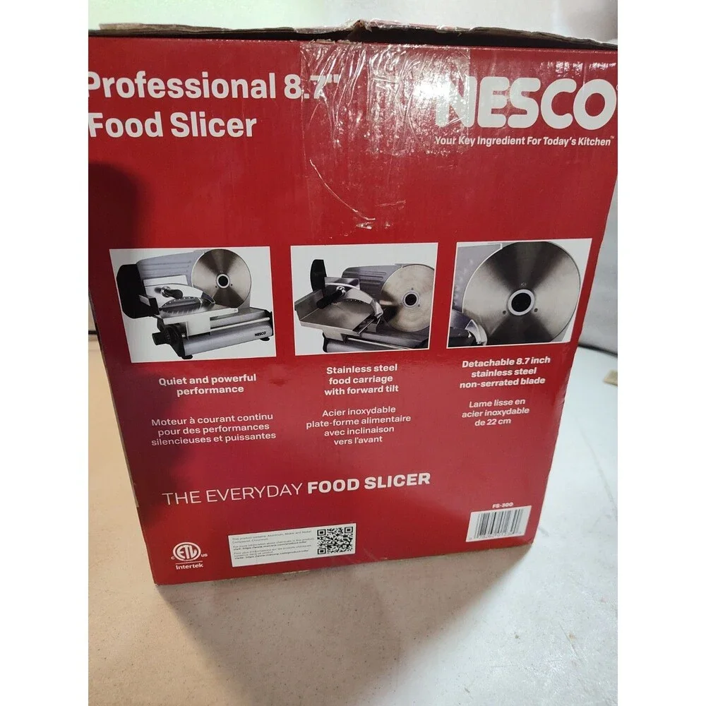 Nesco Professional 8.7-in Food Slicer 859